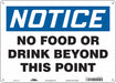 Safety Sign 10 in x 14 in Polyethylene