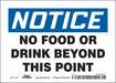 Safety Sign 5 in x 7 in Vinyl