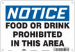 Safety Sign 7 in x 10 in Aluminum