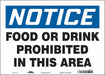 Safety Sign 10 in x 14 in Vinyl