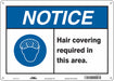Safety Sign 10 in x 14 in Aluminum