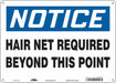 Safety Sign 10 in x 14 in Aluminum