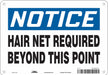 Safety Sign 7 in x 10 in Polyethylene
