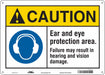 Safety Sign 10 inx14 in Polyethylene