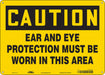 Safety Sign 10 inx14 in Polyethylene