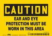 Safety Sign 3.5in x 5in Vinyl