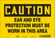 Safety Sign 7 in x 10 in Vinyl