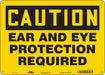 Safety Sign 10 inx14 in Polyethylene