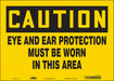 Safety Sign 10 in x 14 in Vinyl