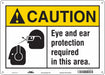 Safety Sign 10 in x 14 in Polyethylene