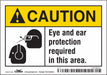Safety Sign 3 1/2 inx5 in Vinyl