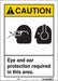 Safety Sign 14 in x 10 in Vinyl