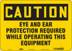 Safety Sign 10 inx14 in Aluminum
