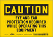 Safety Sign 5 inx7 in Vinyl