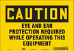 Safety Sign 7 inx10 in Vinyl
