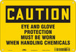 Safety Sign 7 in x 10 in Aluminum