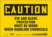 Safety Sign 5 in x 7 in Vinyl