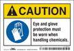 Safety Sign 3 1/2 inx5 in Vinyl