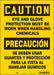 Safety Sign 14 inx10 in Vinyl