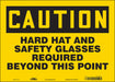 K0456 Safety Sign 10 in x 14 in Vinyl