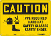 Safety Sign 10 inx14 in Aluminum