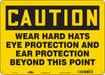 Safety Sign 10 inx14 in Aluminum
