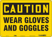 Safety Sign 10 in x 14 in Aluminum