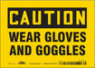 Safety Sign 5 inx7 in Vinyl