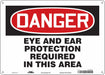 Safety Sign 10 in x 14 in Aluminum