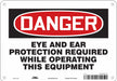 Safety Sign 7 in x 10 in Polyethylene