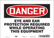 Safety Sign 7 in x 10 in Vinyl