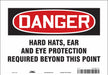 Safety Sign 7 inx10 in Vinyl