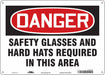 Safety Sign 10 inx14 in Aluminum