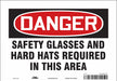 Safety Sign 7 inx10 in Vinyl
