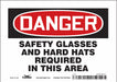 Safety Sign 5 in x 7 in Vinyl