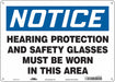 Safety Sign 10 inx14 in Polyethylene