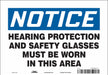 Safety Sign 7 in x 10 in Vinyl