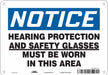 Safety Sign 7 inx10 in Polyethylene
