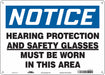 Safety Sign 10 inx14 in Polyethylene