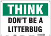 Safety Sign 10 in x 14 in Aluminum
