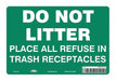 Safety Sign 7 in x 10 in Aluminum