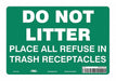 Safety Sign 7 in x 10 in Vinyl