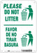 Safety Sign 10 in x 7 in Aluminum