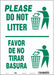 Safety Sign 14 in x 10 in Vinyl
