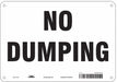 Safety Sign 7 in x 10 in Aluminum