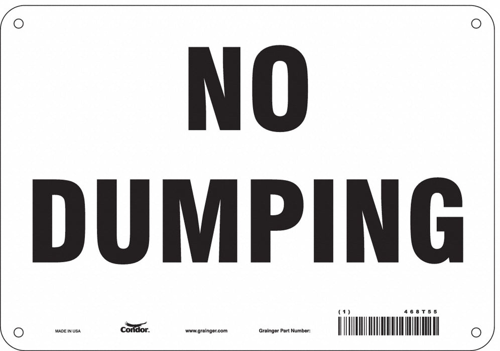 Safety Sign 7 in x 10 in Aluminum