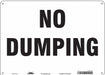 Safety Sign 10 in x 14 in Aluminum