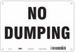 Safety Sign 7 in x 10 in Polyethylene