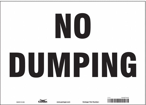 Safety Sign 10 in x 14 in Vinyl