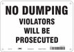 Safety Sign 7 in x 10 in Polyethylene